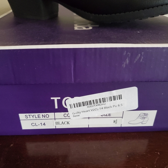 MIB Top Moda Ankle Boots. Size 8.5 M. - Picture 2 of 2